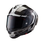 Alpinestars Supertech R10 Element Ece06/Fim Black Carbon Silver Black GLoss